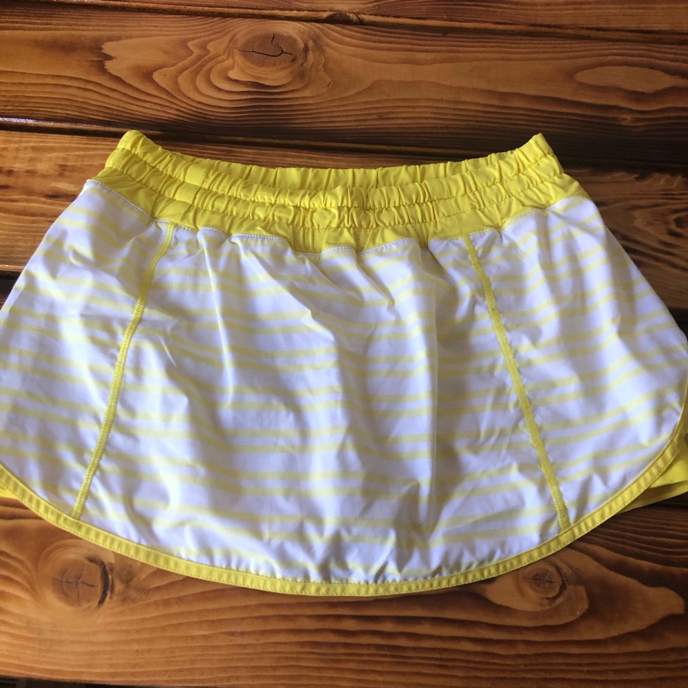 Lululemon yellow Skort